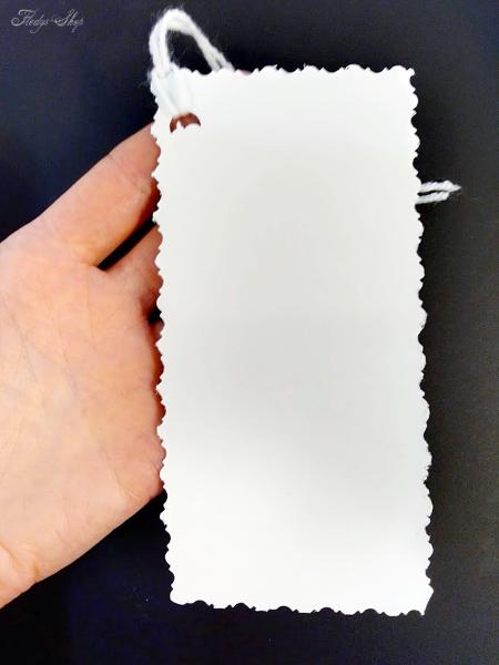 Geschenkanhänger Karte Fledermaus